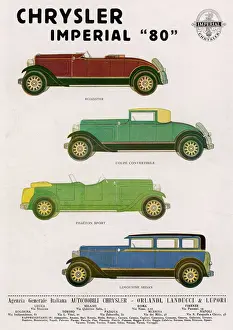 Chrysler Drucke: Chrysler aus dem Jahr 1929