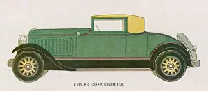Vintage Motoring History Drucke: Chrysler Convertible
