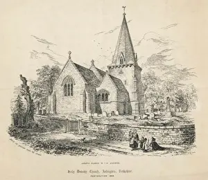 Berkshire Drucke: Kirche in Ardington