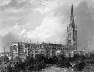 Old Churches Of England Drucke: Churches / St. Michael s