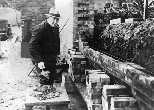 Winston Churchill Mauerarbeit