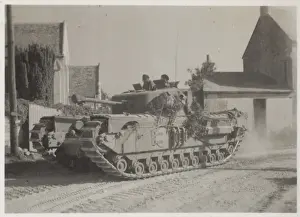 World War Two Tanks Drucke: A Churchill tank
