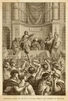 Cicero im Senat