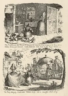Cinderella Fairy Godmother Drucke: Cinderella Changes