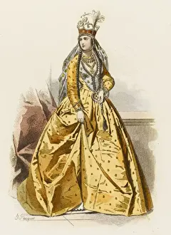 Historical Figure Russia Drucke: Circassian Princess