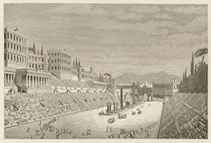 Ancient Roman Circus Drucke: Circus Maximus