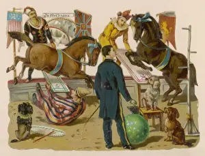 Vintage Carnival Images Drucke: Circus Scrap