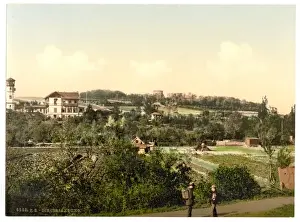 Photochrom Coloured Pictures Drucke: Ciriaxbourg, Thuringia, Germany