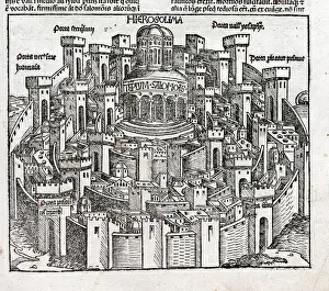 Historical Images Of Jerusalem Drucke: City of Jerusalem