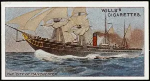 Steam Ship History Drucke: CITY OF MANCHESTER