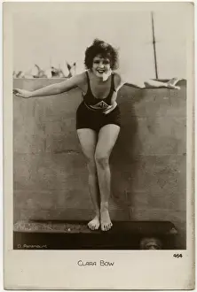 Vintage Swimwear Fashion Drucke: Clara Bow