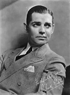American Film Star Drucke: Clark Gable