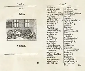 Classroom Scenes From The Past Drucke: Classroom Scene 17C