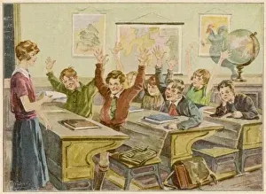 Classroom Scene Drucke: Classroom Scene
