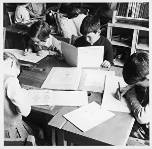 Klassenzimmer Szene / Grundschule