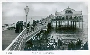 Humberside Drucke: Cleethorpes / Pier 1912