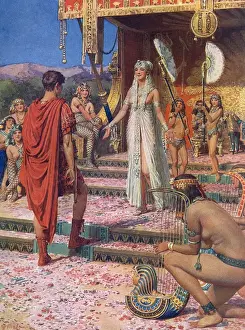 Kleopatra und Mark Antonius