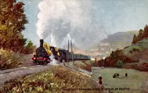 Historical Rail Transport Drucke: Clermont Bordeaux Train