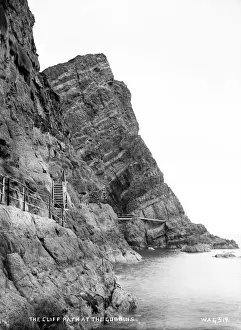 Irish Coastal Views Drucke: Cliff Path at the Gobbins