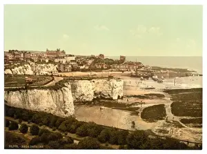 Nineteenth Century English Landscapes Drucke: From the cliffs, Broadstairs, England