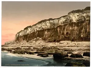 Hunstanton Cliffs Drucke: The cliffs, Hunstanton, England
