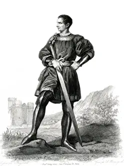 French Soldier History Drucke: Clisson (Fragonard)