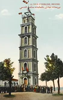 Yesil Bursa Green City Drucke: Clock Tower - Bursa, Turkey