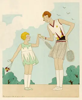 Kleidung für den Tennis