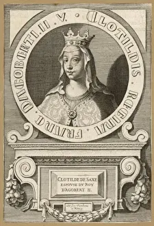 Historical Female Figures Drucke: Clotilde De Saxe