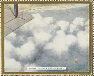 Cloudy Skies England Drucke: Clouds over Channel
