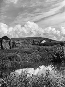 Dorset Countryside Drucke: Clouds over Dorset