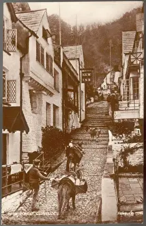 Old England Photography Drucke: Clovelly / Devon 1926