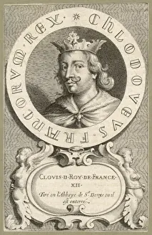 Medieval French Monarchs Drucke: CLOVIS II