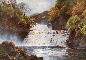 Drucke von Fallen der Clyde, Lanark Datum: 1904 Fluss Drucke: Kilmarnock, Ayrshire, Schottland