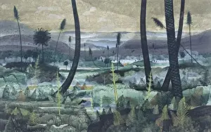 Great Britain Landscape Drucke: Coal forest