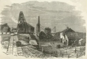 Coal Mining In England Drucke: Lancashire Colliery