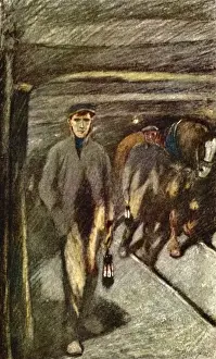 Kohle / Grubenponys / 1907