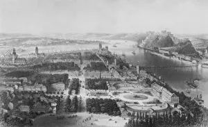 Rhine River Views Drucke: Coblenz