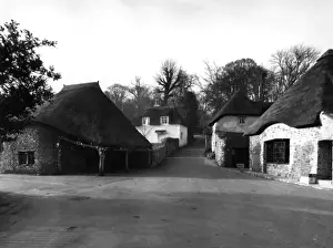 Drucke von Kuckucksburg Hütte in Torquay im Vereinigten Königreich England und Geburtstag war vor den Änderungen Januar 1956 Torquay Drucke: Kuckingen Hütte, Torquay, Devon
