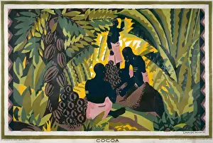 British Empire Marketing Board Posters Drucke: Cocoa poster