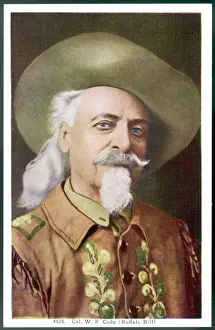 American Frontiersman Drucke: Cody / Postcard