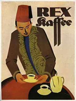 Vintage Print Advertising Drucke: Coffee advert 1925. jpg