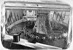 Atlantic Telegraph Cable Drucke: Coiling of the Atlantic telegraph cable
