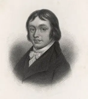 19th Century Literary Figure Drucke: Coleridge at 26