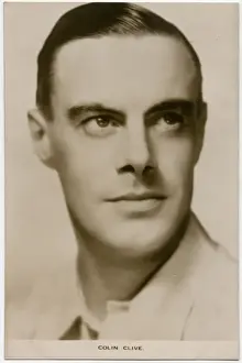 English Entertainment History Drucke: Colin Clive