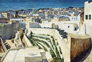 Belgian Oil Paintings Drucke: COLLIN, Andre. Tanger