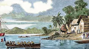 Kolonialismus, erste afrikanische Expeditionen, französische Schiffe führen