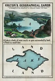 Vintage Geography Prints Drucke: Coltons geographical cards