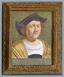 Italian Navigator Drucke: Columbus / Musee De Cluny