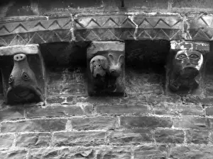 Medieval Architectural Features Drucke: Comical Corbals